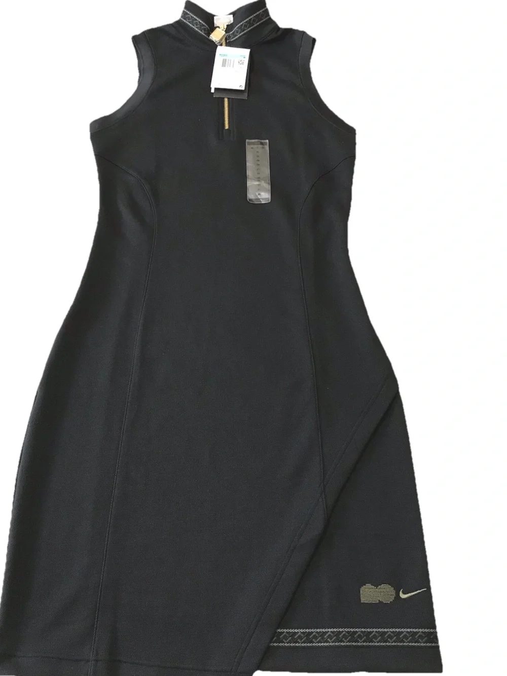 Nike X Naomi Osaka Midi Dress Black (HJ0536-010) Medium - Picture 6 of 7
